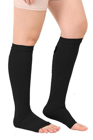 Custom made compression stockings for varicose veins,DVT, Knee Length, Thigh length, Full Length,black
