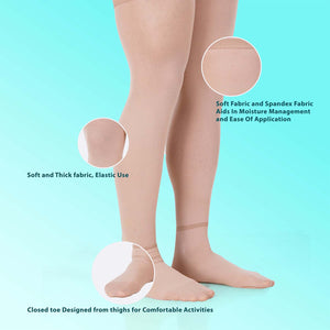 Medtex anti-embolism stockings for DVT prevention, TED stockings in skin color