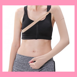 "Medtex Compression Arm Sleeves for Lymphedema with Adjustable Arm Sling – Provides Support, Pain Relief, and Improved Circulation"