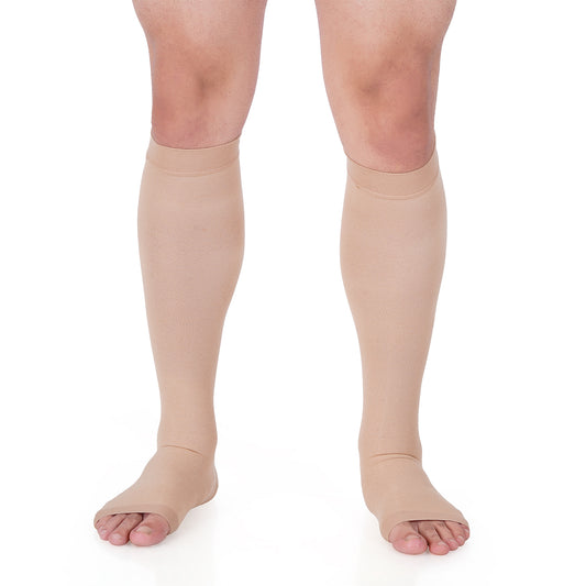 Medtex Class-2 Cotton compression stockings for Varicose Veins - Knee/Thigh Length