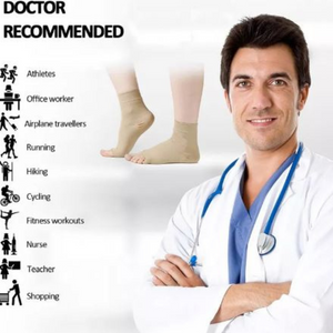 "Medtex Graduated Compression Ankle Support for Plantar Fasciitis and Heel Pain – Provides Targeted Relief, Improved Circulation, and Support for Daily Comfort"