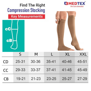 Zipper stockings,Class-2 compression stockings for varicose veins,Knee length,Below knee stockings, Zip up stockings