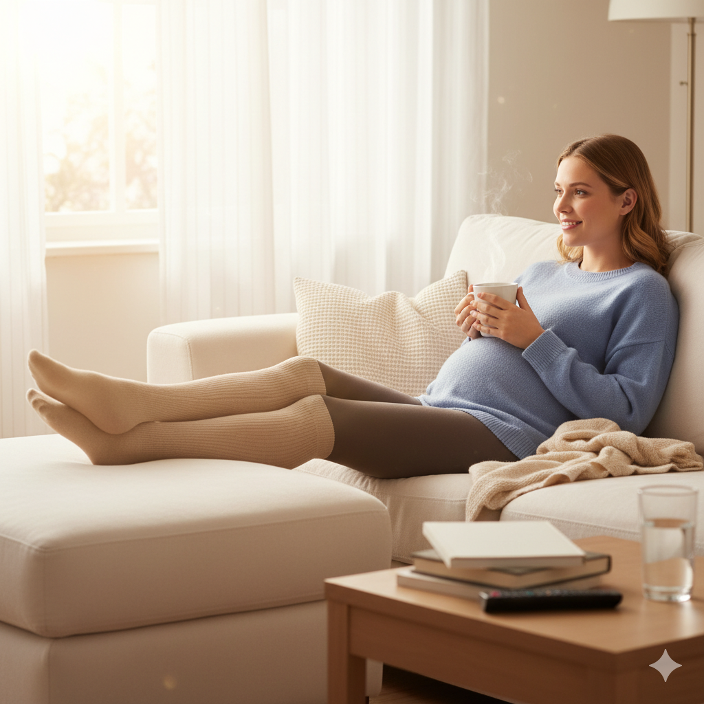 varicose veins compression socks in pregnancy for leg pain