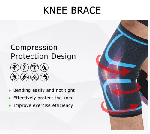 Medtex Compression Knee brace for Knee pain,Arthritis pain for Sports and Athletic