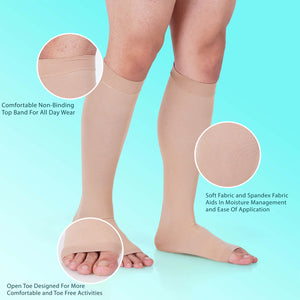 Medtex Class-2 compression stockings for varicose veins,Knee length,Below knee stockings, Thigh Length stockings cotton compression stockings