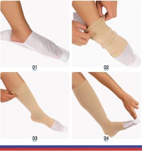 Medtex stockings Aid/Glider for Easy wear of Medical compression stockings,