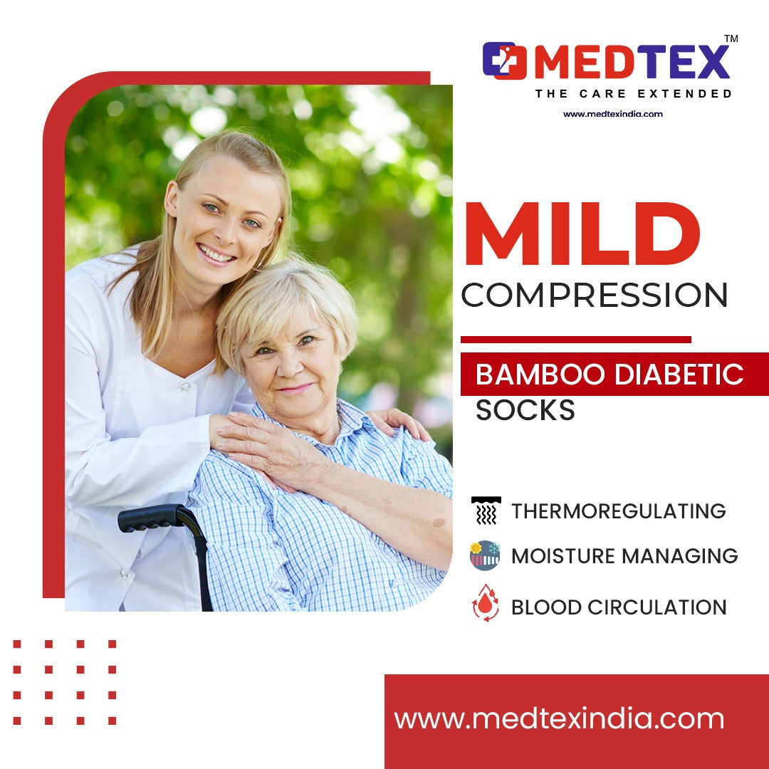 Medtex Diatex diabetic socks with separate thumb, therapeutic arthritis care, nano bio ray infused, breathable and anti-microbial design