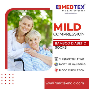 Medtex Diatex diabetic socks with separate thumb, therapeutic arthritis care, nano bio ray infused, breathable and anti-microbial design